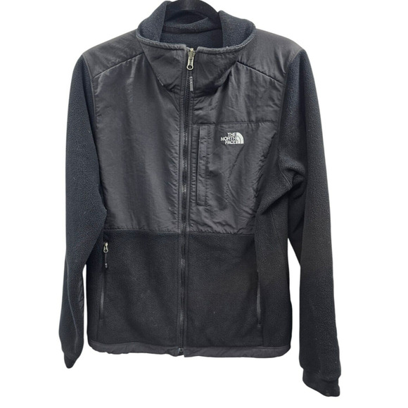North Face Coat Womens Medium Black Winter Fleece Polartec Jacket Cozy Warm Soft - Picture 1 of 10